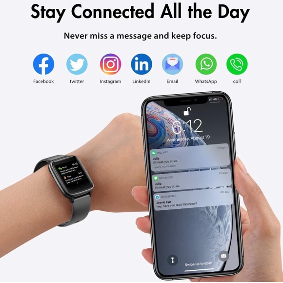 Smart Watch PUTARE Fitness Tracker Heart Rate - Picture 3 of 6